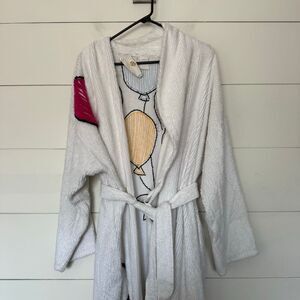 Stan Herman Women’s One Size Balloon Print Vintage Robe